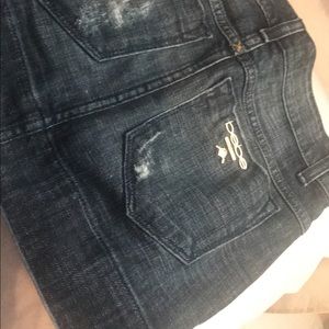 Bebe mini skirt denim